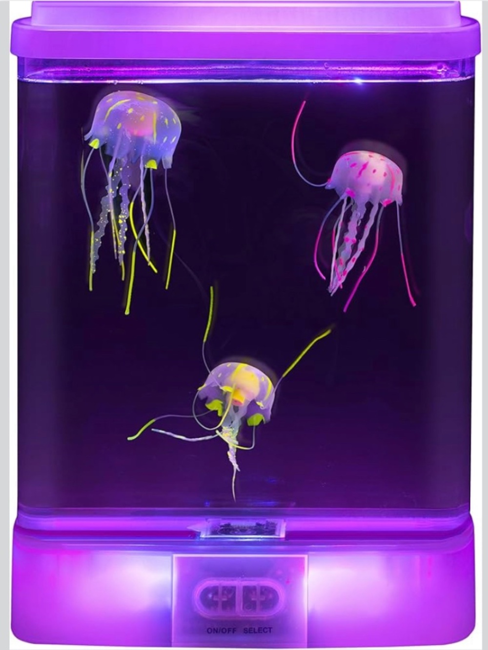 Playlearn Illuminated Jellyfish Aquarium - LED Mood Light - NIB